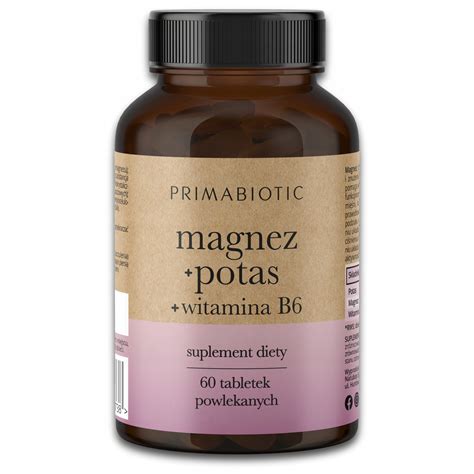 Magnez Potas Witamina B Primabiotic Tabletki Szt