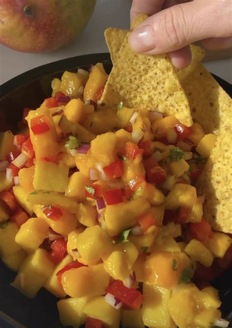 Mango Salsa A Simple And Delicious Twist On A Mexican Classic