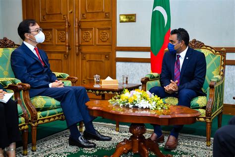 South Korean Ambassador Pays A Courtesy Call On The Vice President The President S Office