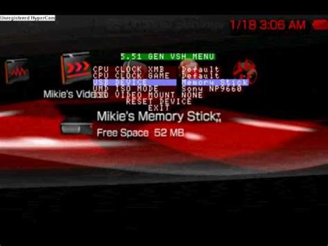 My Modded Psp Avi Youtube