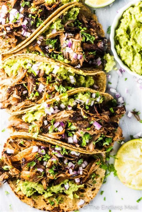 BEST Pork Carnitas Tacos (Mexican pulled pork tacos) - The Endless Meal®