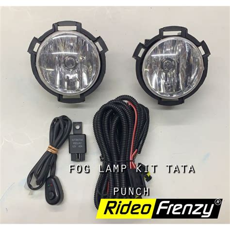 Buy Tata Punch OEM Type Fog Light Assembly Set Of 2 With Wiring Kit