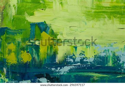 Abstract Art Background Oil Painting On Stock Photo 296597117 ...