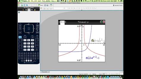 Solving Equations Using The Ti Nspire Cx Youtube