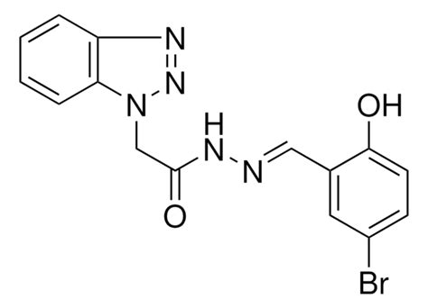 2 BENZOTRIAZOL 1 YL ACETIC ACID 5 BROMO 2 HYDROXY BENZYLIDENE