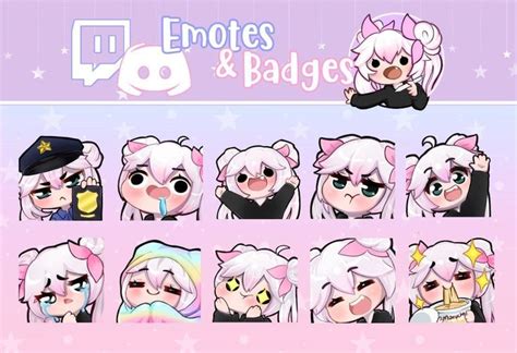 Kawaii Twitch Emotes Cute Drawings Chibi Twitch