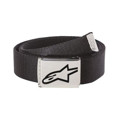 Ceinture Alpinestars Ageless Leather Noir Chrome Sportswear Sur La