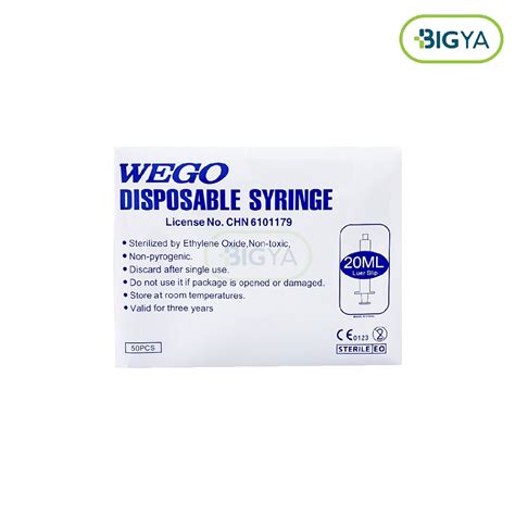 Wego Disposable Syringe Luer Slip ไซรงค แบบใชครงเดยว หวฉดตรง