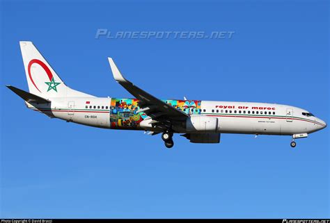 CN RGH Royal Air Maroc Boeing 737 86N WL Photo By David Bracci ID