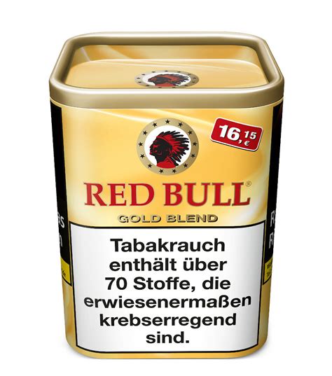 Red Bull Tabak Gold Feinschnitt 120g Dose Tabak Profi De