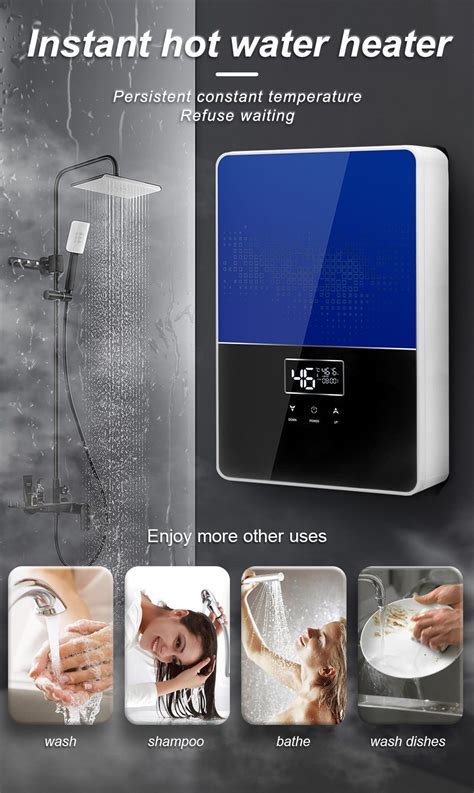 Energy Saver Advanced Technology Bathroom Tankless Instant Electric Hot Water Heaters System