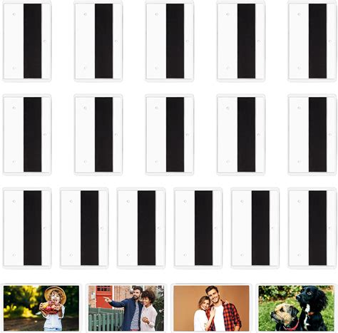 Kurtzy Lot De 20 Cadre Photo Magnetique Frigo Pour Photos De 9 8 X