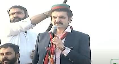 Sher Afzal Marwat S Aggressive Speech To Pti S Rally In Karachi Th