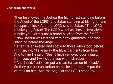 PPT - Joshua the high priest (Zechariah chapter 3) PowerPoint ...