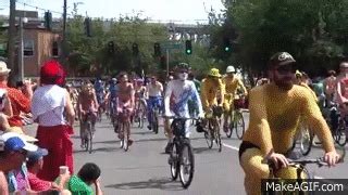 Naked Bike Ride Fremont Solstice Parade 2013 On Make A