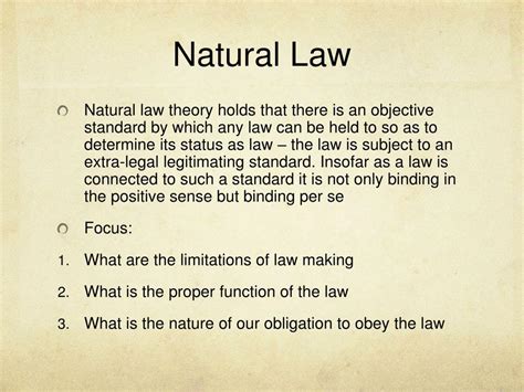 Ppt Classical Natural Law Theories And Classical Positivism Powerpoint Presentation Id719520