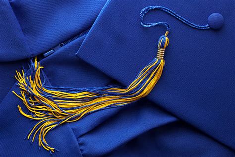 Blue Graduation Hat Stock Photos, Pictures & Royalty-Free Images - iStock