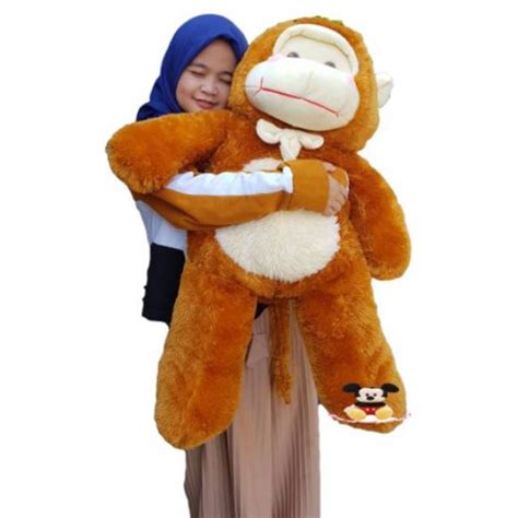 Jual Boneka Monyet Boneka Monkey Jumbo Cm Shopee Indonesia