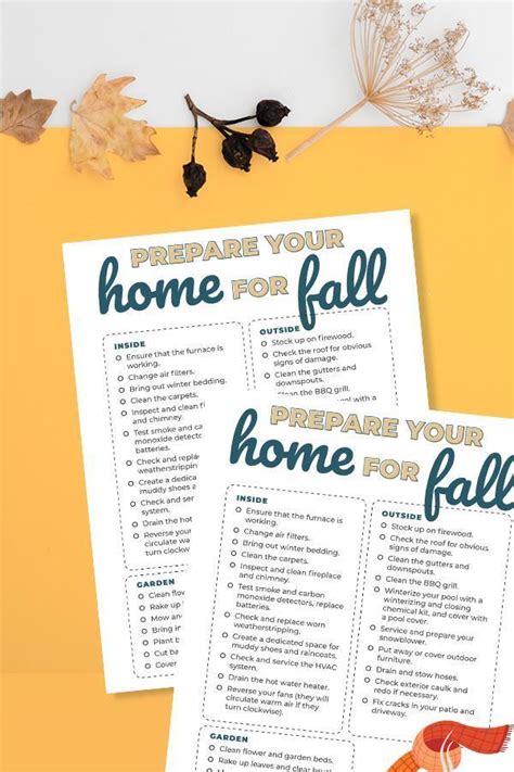 Fall Home Maintenance Checklist Things To Prepare Your Home For Fall