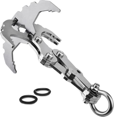 Qexty Grappling Hook Gravity Rock Climbing Hooks Folding