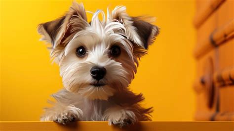 Premium Photo | Happy Cute Pet Dog Puppy Smiling HD Background ...