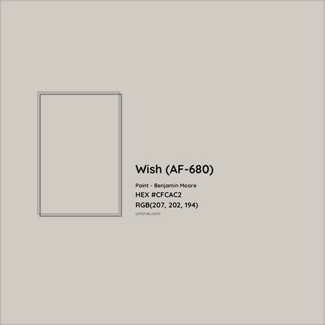 Benjamin Moore Wish AF 680 Paint Color Codes Similar Paints And