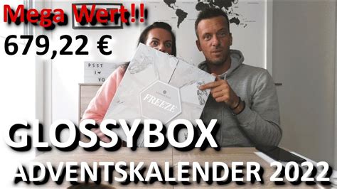 Glossybox Adventskalender 2022 Freeze The Moment Neu YouTube