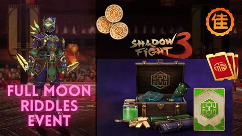 Shadow Fight 3 Full Moon Riddles Event Complete Walkthrough YouTube