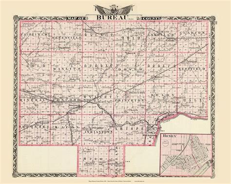 Bureau County Illinois Map - Emelda Modestine