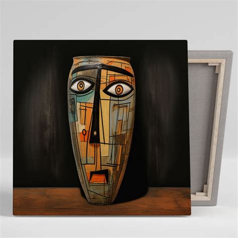 Abstract Face Wall Art, Canvas or Poster, Modern Wall Decor ...