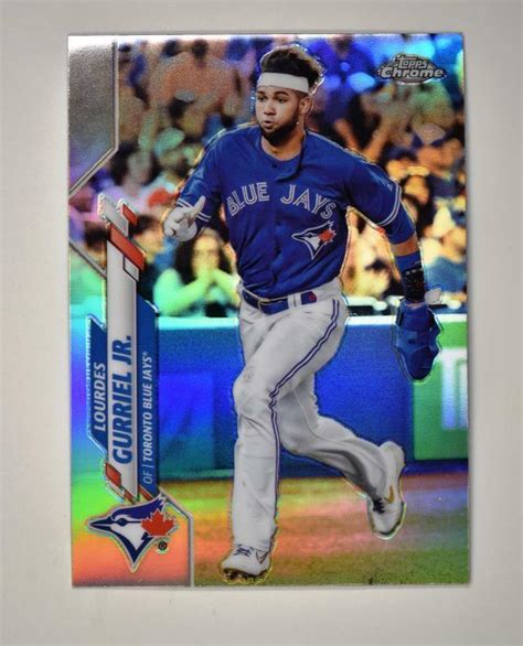 2020 Topps Chrome Base Refractor 167 Lourdes Gurriel Jr Toronto