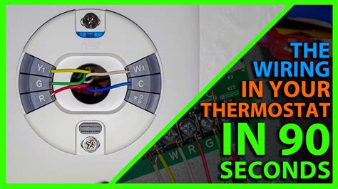 Thermostat Wiring Explained In 90 Seconds Youtube