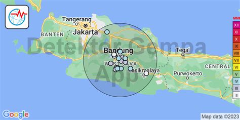 Earthquake At 10km From Bandung Indonesia 1 February 2023 Sismo News