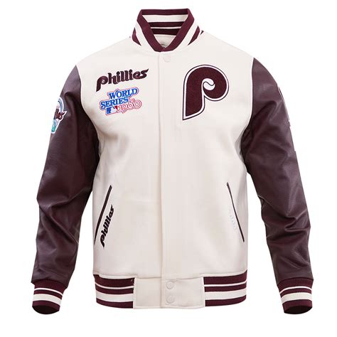 Mens Philadelphia Phillies Retro Classic Varsity Jacket