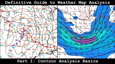 Definitive Guide To Weather Map Analysis Part 1 Contour Analysis