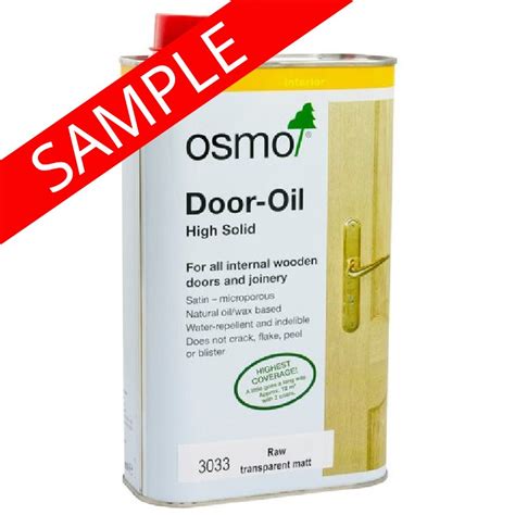 Osmo Door Oil Samples Door And Joinery Protection Rawlins Paints