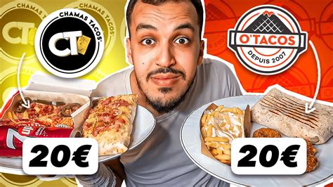 20 O TACOS Vs 20 CHAMAS TACOS YouTube