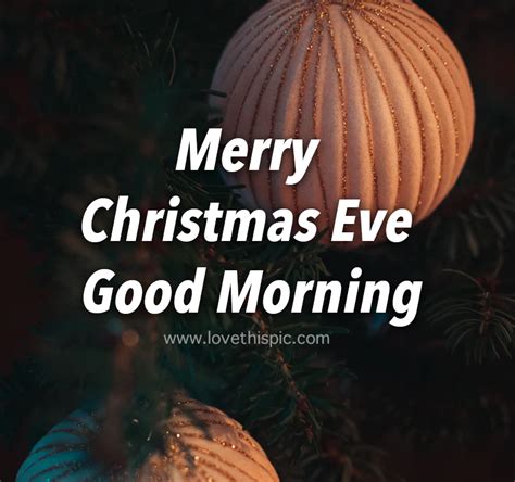 Glitter Ball Ornament Merry Christmas Eve Good Morning Pictures Photos