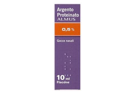 Argento Proteinato Almus Antisettico Naso E Orecchie Gocce Nasali