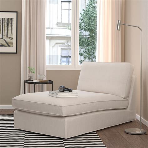 Kivik Chaise Longue Tresund Light Beige Ikea