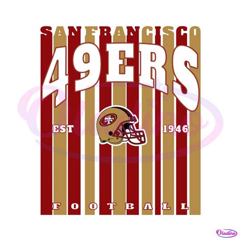 San Francisco 49ers Football Est 1946 Svg