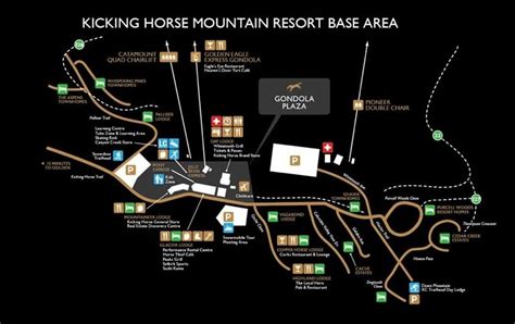 Kicking Horse Trail Map | Liftopia