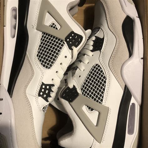 Military Black Jordan 4 - Depop