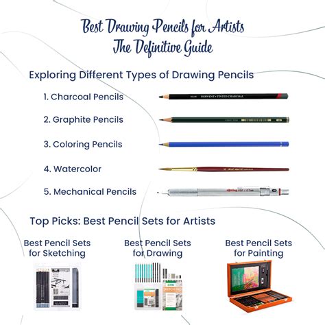 Best Drawing Pencils For Artists The Definitive Guide