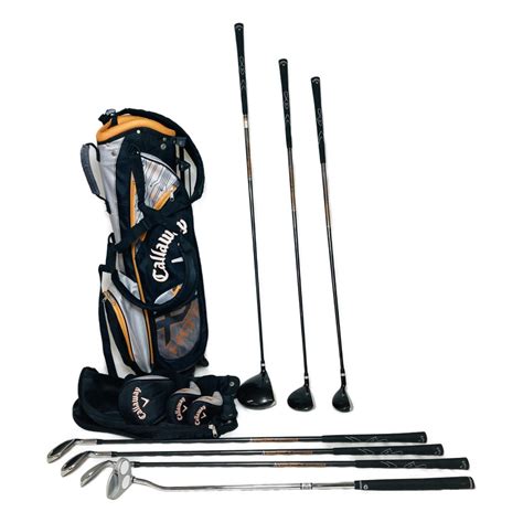 楽天市場 中古Callaway キャロウェイ ジュニア用 ゴルフクラブセット Xj HOT 7本セット キャディバッグ付 オレンジ 9 12歳向け ボーイス Cランクリサイクルビッグ
