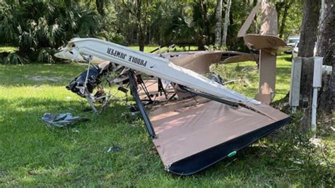 Plane crashes into Central Florida yard after engine trouble | wtsp.com