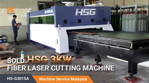 Sold HSG 3KW Fiber Laser Cutting Machine HS G3015A Hasil Karya