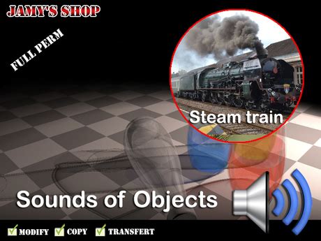 Second Life Marketplace - Sound - Steam Locomotive FP