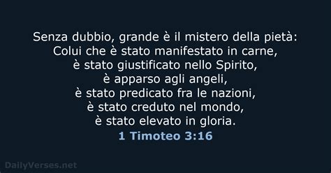 Luglio Versetto Della Bibbia Del Giorno Nr Timoteo