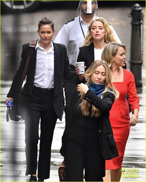 Amber Heard Leaves High Court With Her Team As Johnny Depps Libel Case